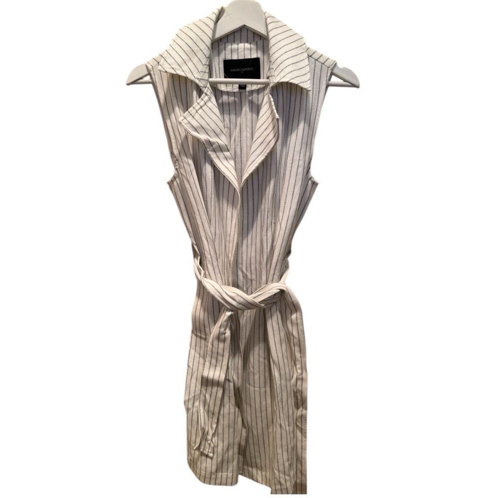 Banana Republic Long Striped Fashion Vest